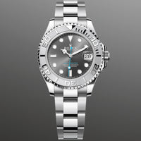 Rolex Yacht-Master 268622 Rhodium UNWORN 2020 FULL STICKERS Oyster Steel 37 mm