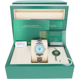 Rolex Oyster Perpetual 31 turquoise full set with white serial code tag