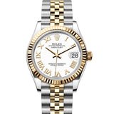 Rolex Datejust 31 mm 278273 White Roman NEW 2026 Jubilee Gold & Steel