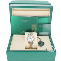 Rolex Datejust 31 mm 278273 Mother of Pearl White NEW 2025 MOP Jubilee Gold & Steel