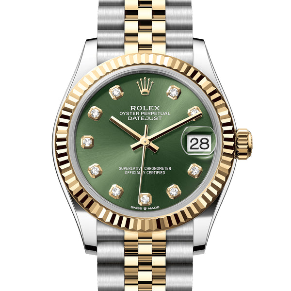 Rolex Datejust 31 mm 278273 Olive Green NEW 2025 AUGUST Diamonds Jubilee