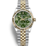 Rolex Datejust 31 mm 278273 Olive Green Floral Motif Diamonds Jubilee NEW 2024