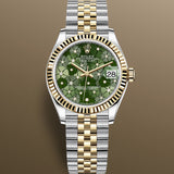 Rolex Datejust 31 mm 278273 Olive Green Floral Motif Diamonds Jubilee NEW 2024