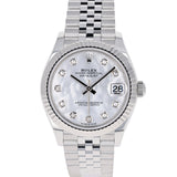 Rolex Datejust 31 mm 278274 Mother of Pearl NEW 2026 MOP White Diamonds Jubilee