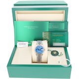Rolex Datejust 31 mm 278274 Blue Floral NEW 2025 APRIL Motif Diamonds Jubilee