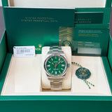 Rolex Oyster Perpetual 41 mm 134300 Green NEW 2025 SEPTEMBER