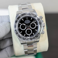 Rolex Daytona 126500LN Black NEW 2025 STICKERS Oyster Steel 40 mm