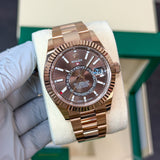 Rolex Sky-Dweller 336935 Chocolate 2024 FULL SET Oyster Rose Gold 42 mm