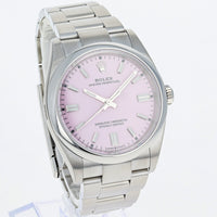 Rolex Oyster Perpetual 36 mm 126000 Candy Pink NEW 2024 STICKERS