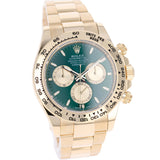 Rolex Daytona 126508 Green NEW 2026 Yellow Gold 40 mm