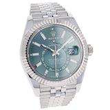 Rolex Sky-Dweller 336934 Green NEW 2025 Jubilee Steel 42 mm