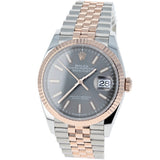 Rolex Datejust 36 mm 126231 Slate NEW 2026 Jubilee Rose Gold & Steel