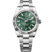 Rolex Sky-Dweller 336934 Green NEW 2024 Oyster Steel 42 mm