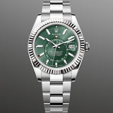 Rolex Sky-Dweller 336934 Green NEW 2024 Oyster Steel 42 mm