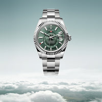 Rolex Sky-Dweller 336934 Green NEW 2024 Oyster Steel 42 mm