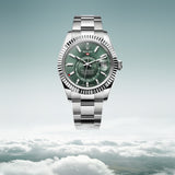 Rolex Sky-Dweller 336934 Green NEW 2024 Oyster Steel 42 mm