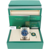 Rolex Sky-Dweller blue Jubilee full set with serial code tag