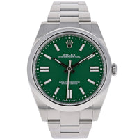 Rolex Oyster Perpetual 41 mm 124300 Green NEW 2024