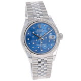 Rolex Datejust 31 mm 278274 Blue Floral NEW 2024 FEB Motif Diamonds Jubilee