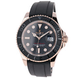 Rolex Yacht-Master 126655 Black NEW 2025 AUGUST Rose Gold Oysterflex 40 mm