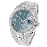 Rolex Sky-Dweller 336934 Green NEW 2025 Jubilee Steel 42 mm