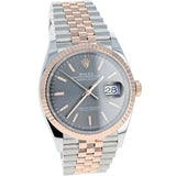 Rolex Datejust 36 mm 126231 Slate NEW 2026 Jubilee Rose Gold & Steel