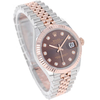 Rolex Datejust 31 mm 278271 Chocolate NEW 2025 JUNE Rose Gold & Steel Jubilee