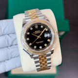 Rolex Datejust 41 mm 126333 Black NEW 2026 Diamonds Jubilee Gold & Steel