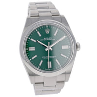 Rolex Oyster Perpetual 41 mm 124300 Green NEW 2024