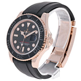 Rolex Yacht-Master 126655 Black NEW 2025 AUGUST Rose Gold Oysterflex 40 mm