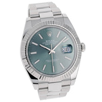 Rolex Datejust 41 mm 126334 Mint Green NEW 2024 SEPTEMBER Oyster Steel