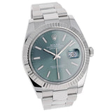 Rolex Datejust 41 mm 126334 Mint Green NEW 2024 SEPTEMBER Oyster Steel