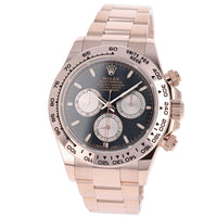 Rolex Daytona 126505 Black NEW 2024 Rose Gold Oyster 40 mm