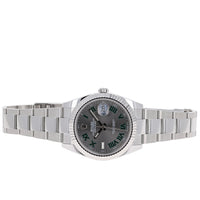 Rolex Datejust 41 mm 126334 NEW 2025 Slate Roman Wimbledon Oyster Steel