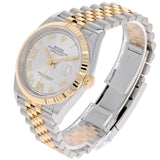Rolex Datejust 126233 NEW 2023 Silver Roman Diamonds Jubilee Yellow Gold & Steel 36 mm