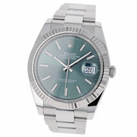 Rolex Datejust 41 mm 126334 Mint Green NEW 2024 SEPTEMBER Oyster Steel