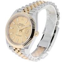 Rolex Datejust 126333 NEW 2023 Champagne Jubilee Yellow Gold & Steel 41 mm