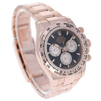 Rolex Daytona 126505 Black NEW 2024 Rose Gold Oyster 40 mm