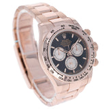 Rolex Daytona 126505 Black NEW 2024 Rose Gold Oyster 40 mm