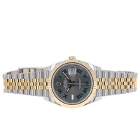 Rolex Datejust 41 mm 126333 Wimbledon NEW 2024 Jubilee Slate Roman Gold & Steel