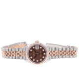 Rolex Datejust 31 mm 278271 Chocolate NEW 2025 JUNE Rose Gold & Steel Jubilee
