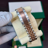 Rolex Datejust 36 mm 2026 AUGUST UNWORN 126231 Mint Green Roman STICKERS Jubilee Rose Gold & Steel