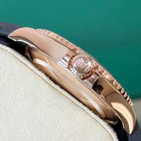 Rolex Yacht-Master 126655 Black NEW 2025 AUGUST Rose Gold Oysterflex 40 mm
