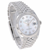 Rolex Datejust 36 mm 126234 Mother of Pearl NEW 2024 MOP White Diamonds Jubilee