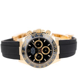 Rolex Daytona 126518LN Black NEW 2026 Yellow Gold Oysterflex 40 mm