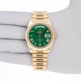 Rolex Day-Date 40 mm 228238 Green NEW 2026 President Yellow Gold