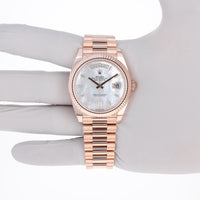 Rolex Day-Date 40 mm 228235 MOP NEW 2024 AUGUST Mother of Pearl President Rose Gold