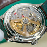 Rolex 1908 52506 Ice Blue NEW 2026 Platinum Brown Leather 39 mm