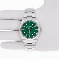 Rolex Oyster Perpetual 41 mm 124300 Green NEW 2024