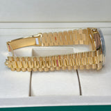 Rolex Day-Date 40 mm 228238 Green Ombre NEW 2025 STICKERS JULY President Yellow Gold